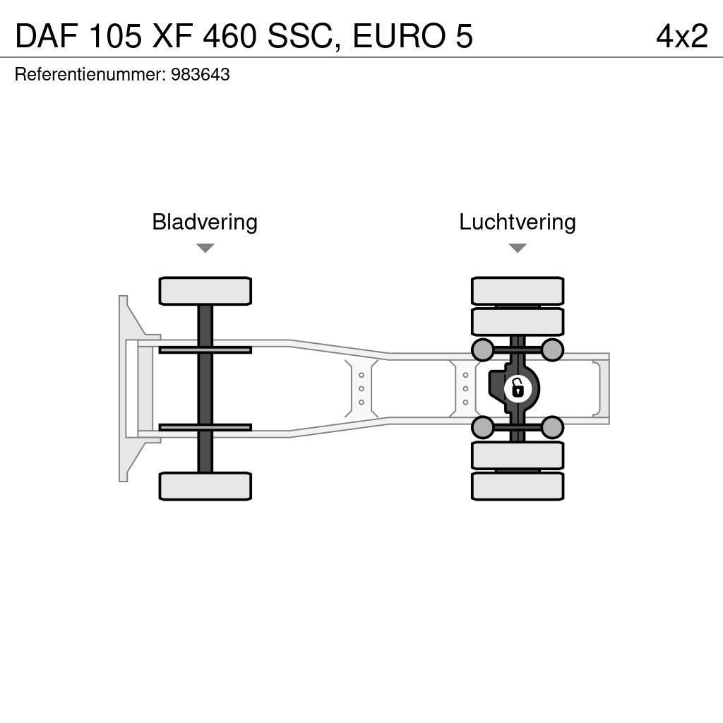DAF 105 XF 460 SSC, EURO 5 Tegljači