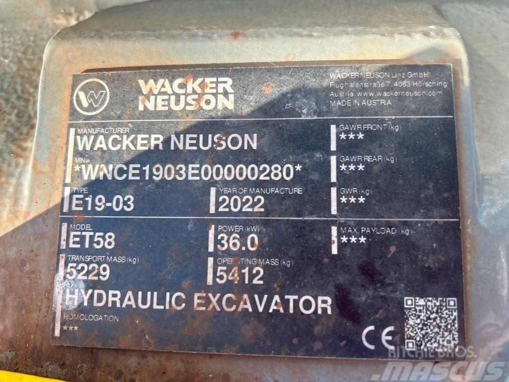 Wacker Neuson ET58 Bageri guseničari