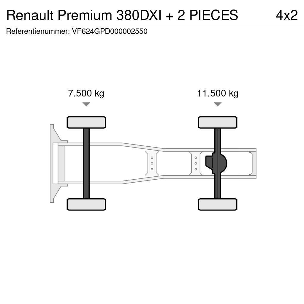 Renault Premium 380DXI + 2 PIECES Tegljači