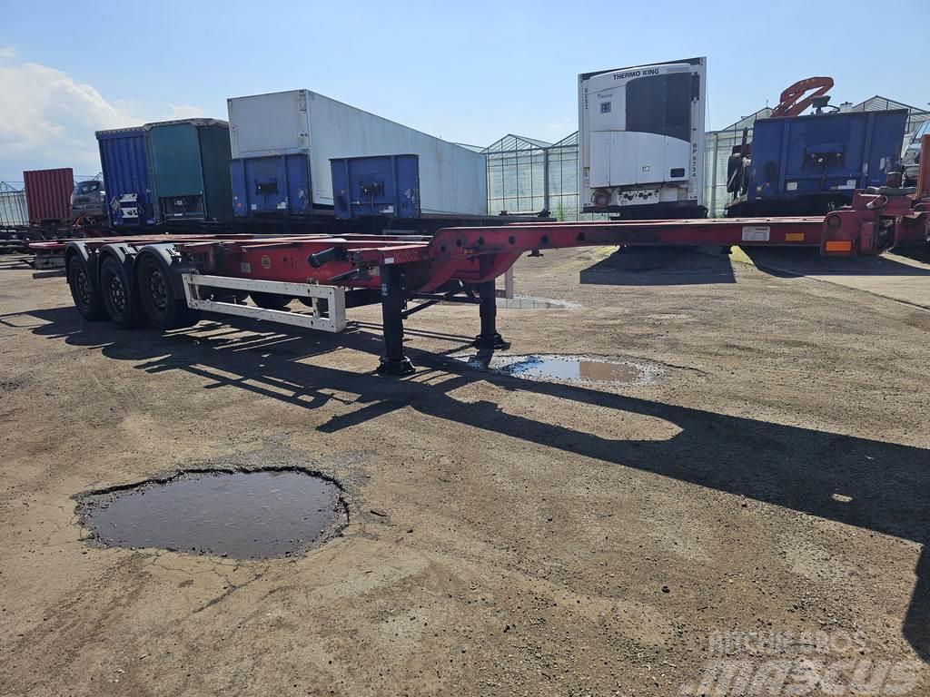 Krone SD 27 | 3 axle container chassis | 4740 kg | Saf D Kontejnerske poluprikolice
