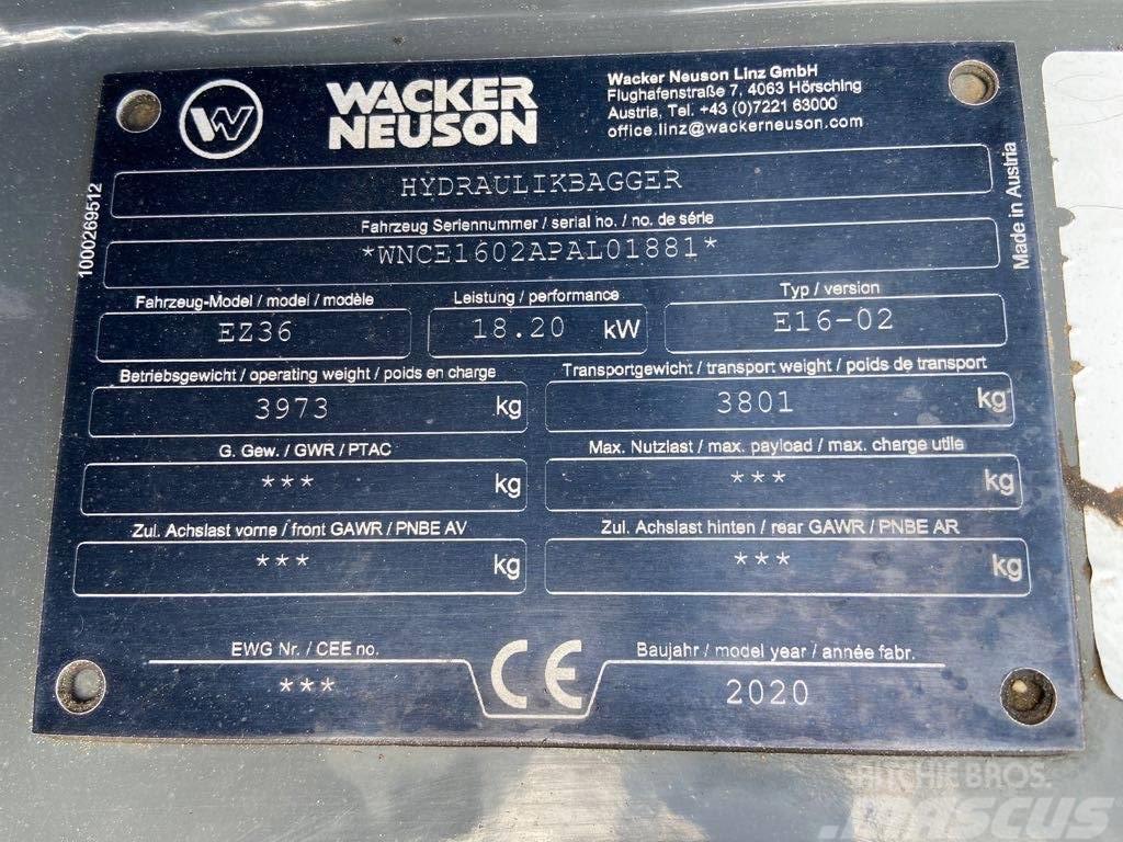 Wacker Neuson EZ36 Bageri guseničari