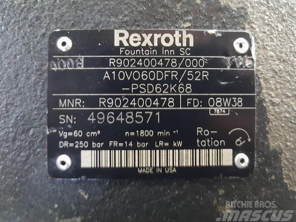 Rexroth A10VO60DFR/52R - Load sensing pump Hidraulika