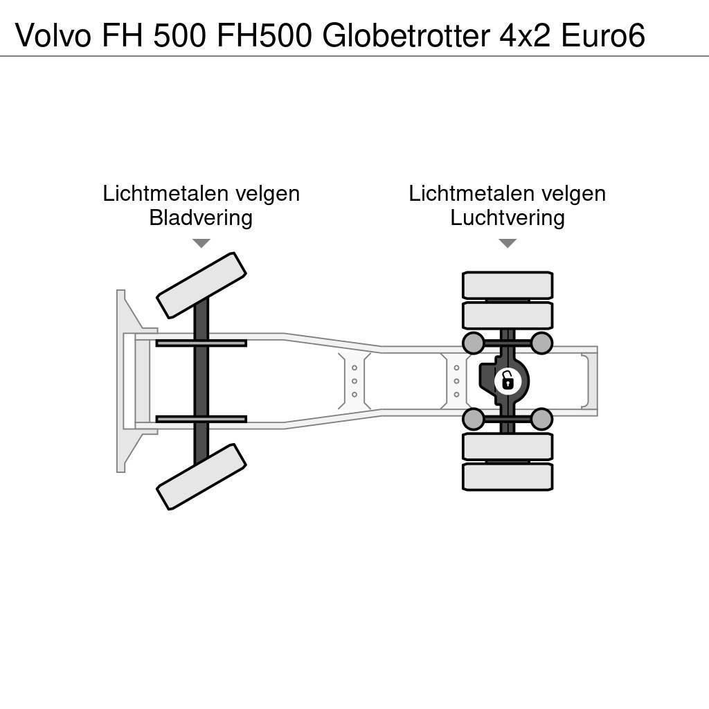 Volvo FH 500 FH500 Globetrotter 4x2 Euro6 Tegljači