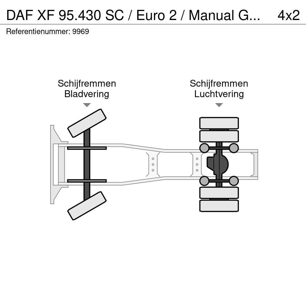 DAF XF 95.430 SC / Euro 2 / Manual Gearbox Tegljači