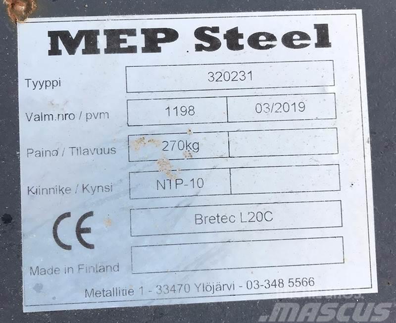  MEP Steel BRETEC L20C ISKUVASARAN KIINNIKELEVY NTP Ostale komponente za građevinarstvo