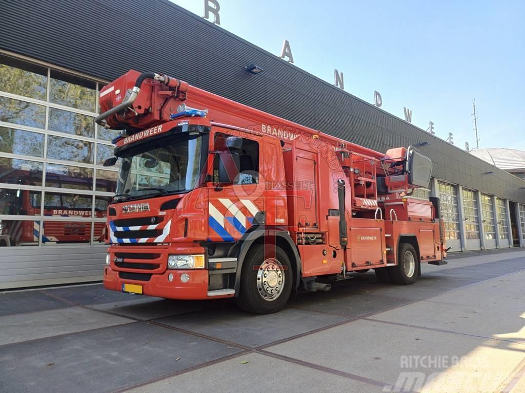 Scania P 360 Brandweer, Firetruck, Feuerwehr - Hoogwerker Vatrogasna vozila