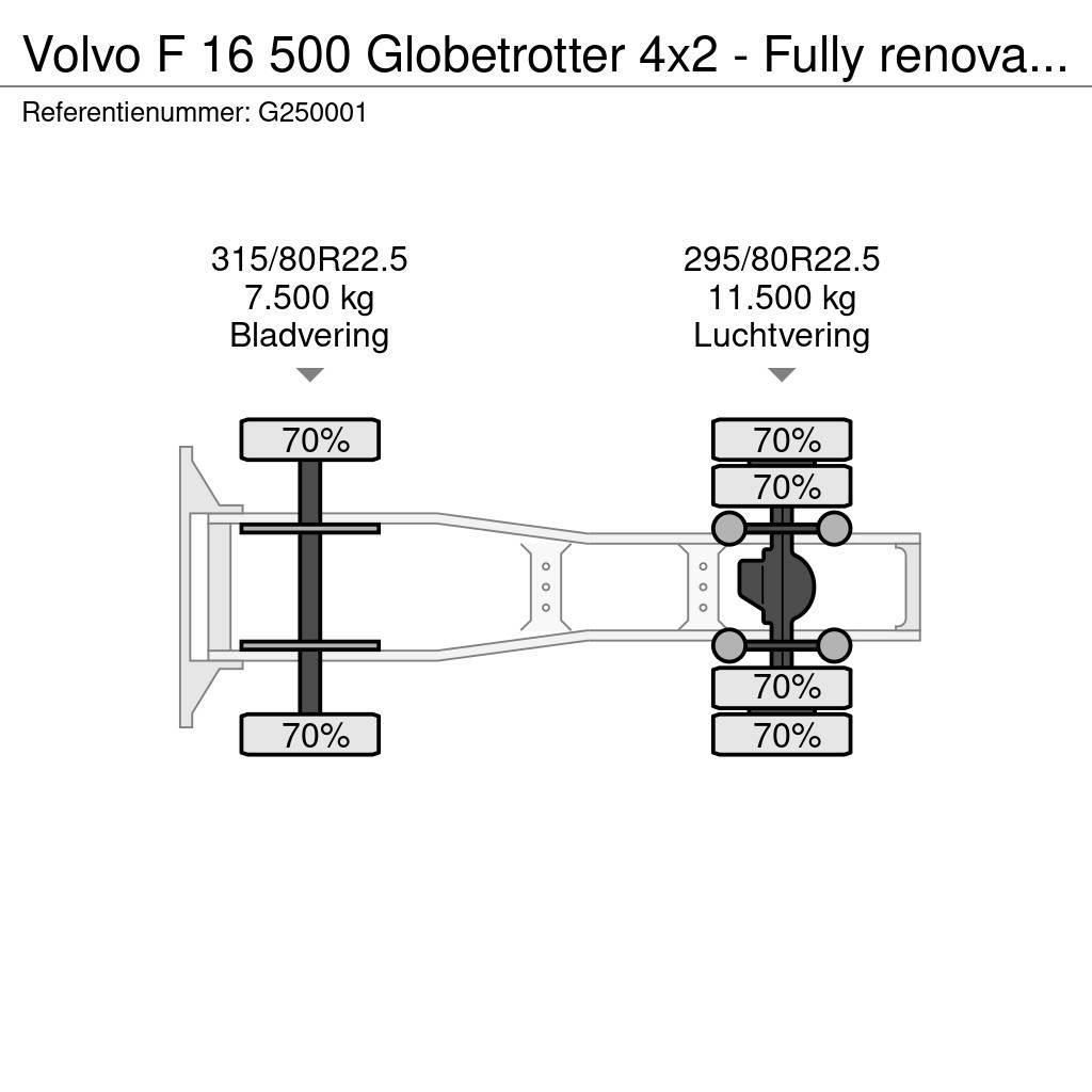 Volvo F 16 500 Globetrotter 4x2 - Fully renovated - Volv Tegljači