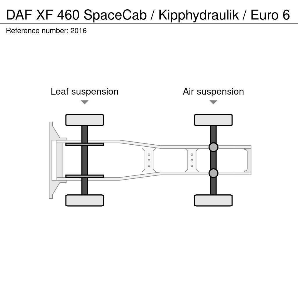DAF XF 460 SpaceCab / Kipphydraulik / Euro 6 Tractor Units