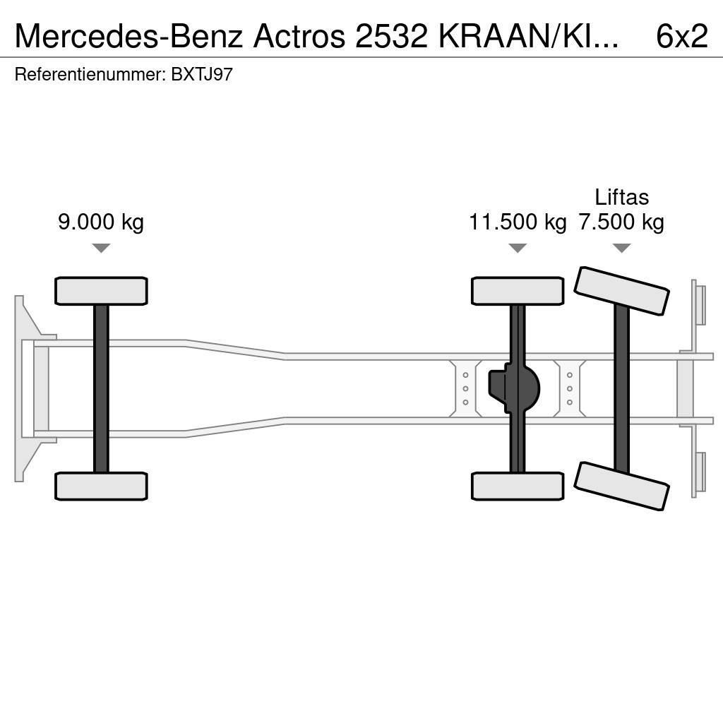 Mercedes-Benz Actros 2532 KRAAN/KIPPER!!TOP Kiperi kamioni