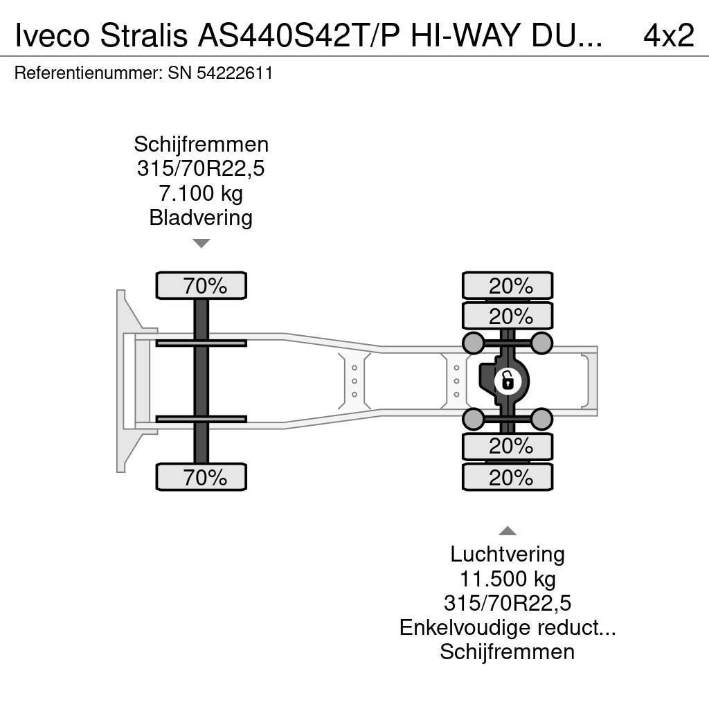 Iveco Stralis AS440S42T/P HI-WAY DUTCH TRUCK (APK/TUV -> Tegljači