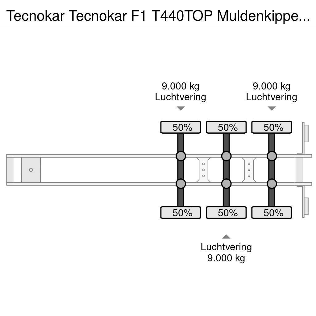  Tecnokar F1 T440TOP Muldenkipper 26cbm Tipper semi-trailers