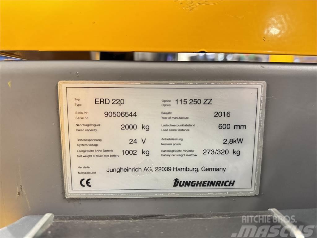 Jungheinrich ERD 220 - 2500MM HUB - BJ.2016 - NEUWERTIG Mini bageri < 7t
