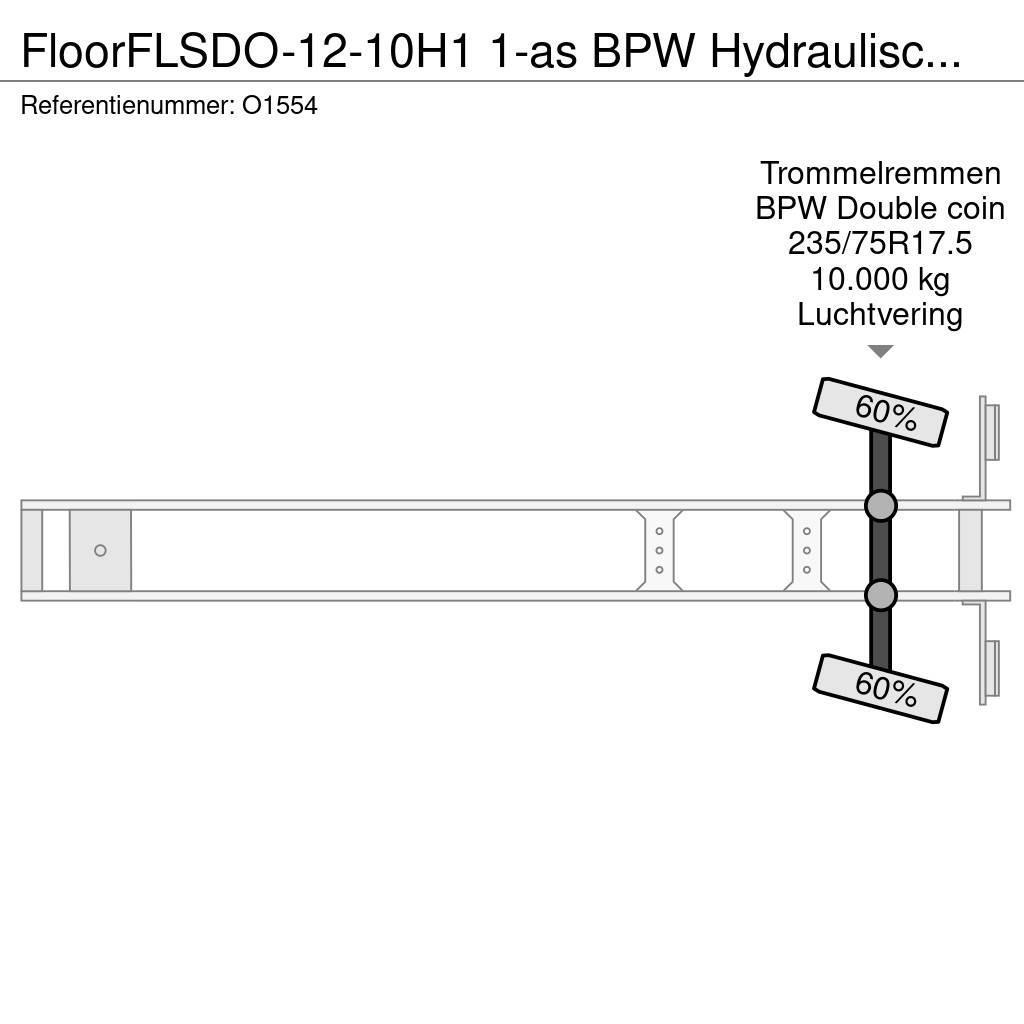 Floor FLSDO-12-10H1 1-as BPW HydraulischGestuurd - City Sanduk poluprikolice