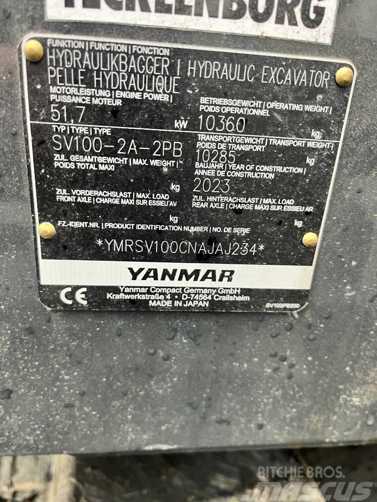 Yanmar SV100-2A 2PB Verstellausleger Powertilt HS08 Midi bageri 7t – 12t