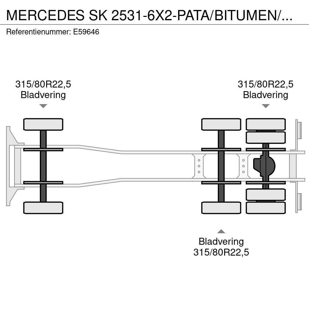 Mercedes-Benz SK 2531-6X2-PATA/BITUMEN/ASFALT/GOUDRON Kiperi kamioni
