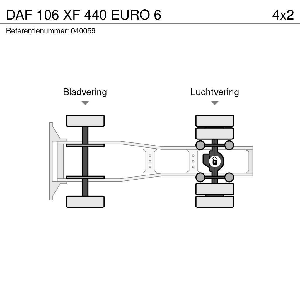 DAF 106 XF 440 EURO 6 Tegljači