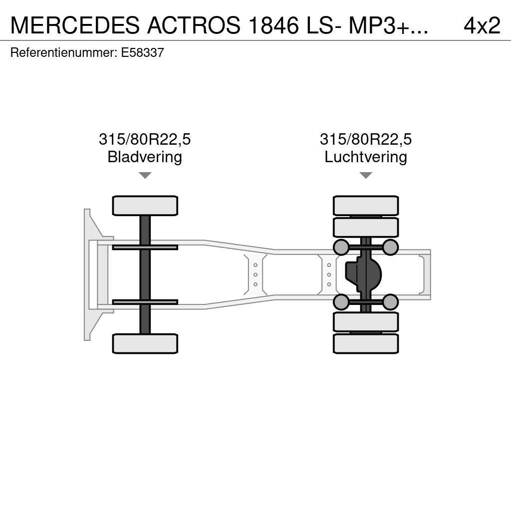 Mercedes-Benz ACTROS 1846 LS- MP3+HYDR.+ADR Tegljači