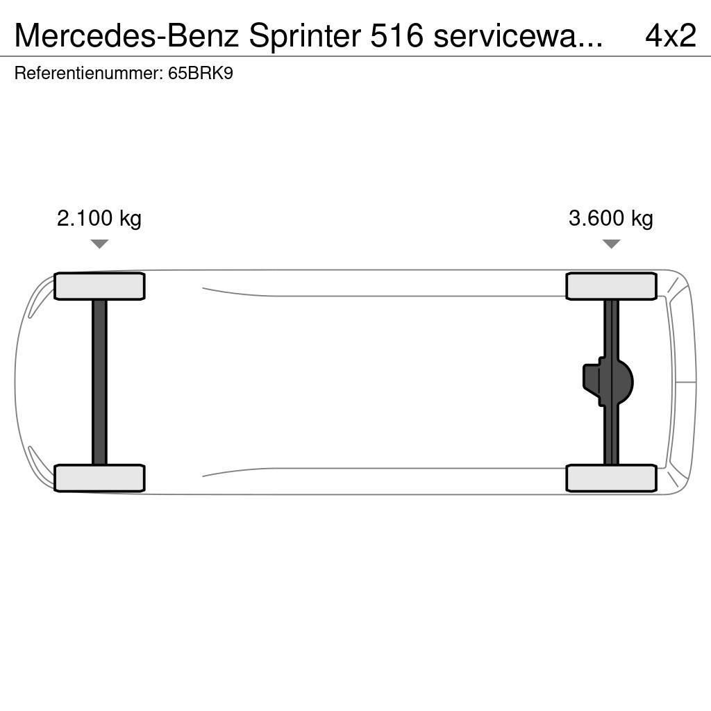 Mercedes-Benz Sprinter 516 servicewagen krachtstroom kraan Ostalo