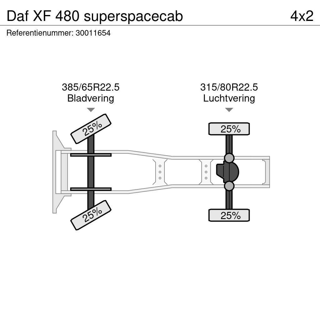 DAF XF 480 superspacecab Tegljači