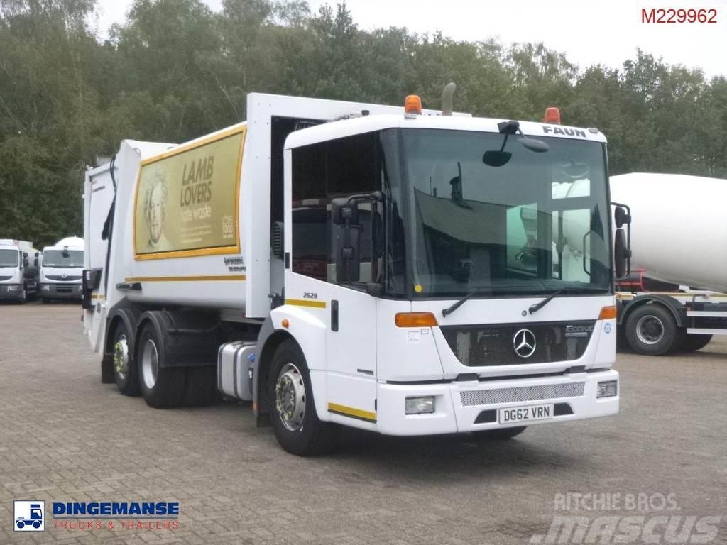 Mercedes-Benz Econic 2629 6x2 RHD Faun Variopress refuse truck Kamioni za otpad