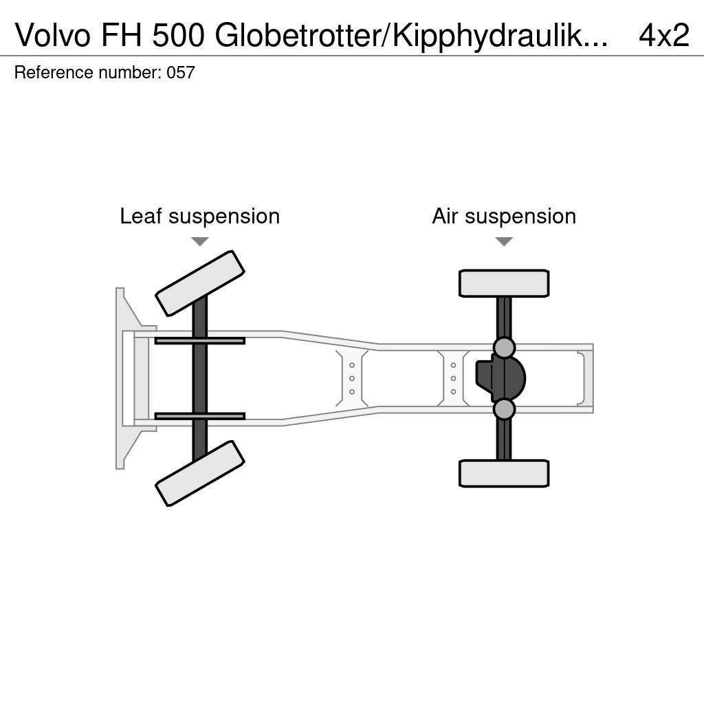 Volvo FH 500 Globetrotter/Kipphydraulik/Euro 6 Tegljači