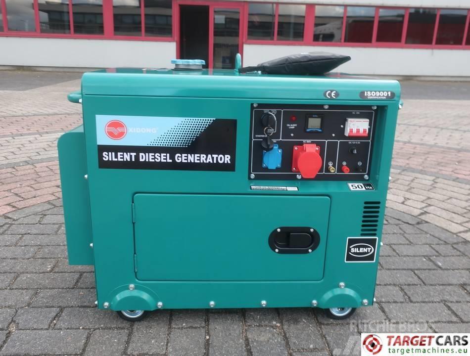  XIDONG 6800T-3 DIESEL 6.2KVA 3-PHASE GENERATOR 220 Dizel generatori