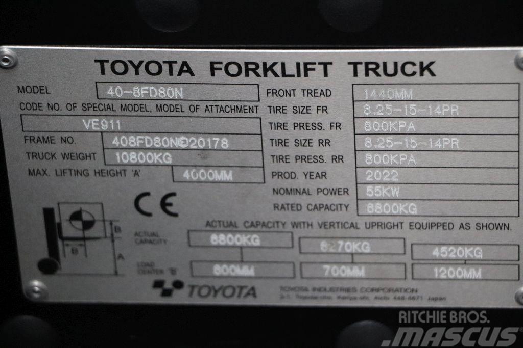 Toyota 40-8FD80N Dizelski viljuškari