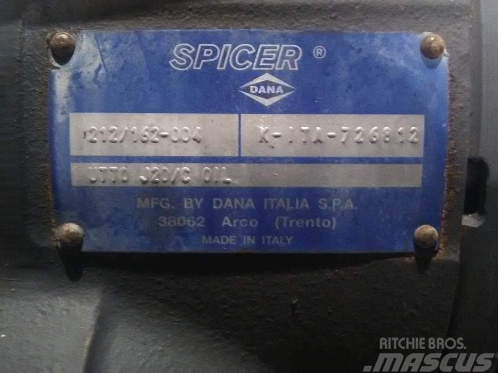 Spicer Dana 212/162-004 - Ahlmann AZ 85 T - Axle Osovine