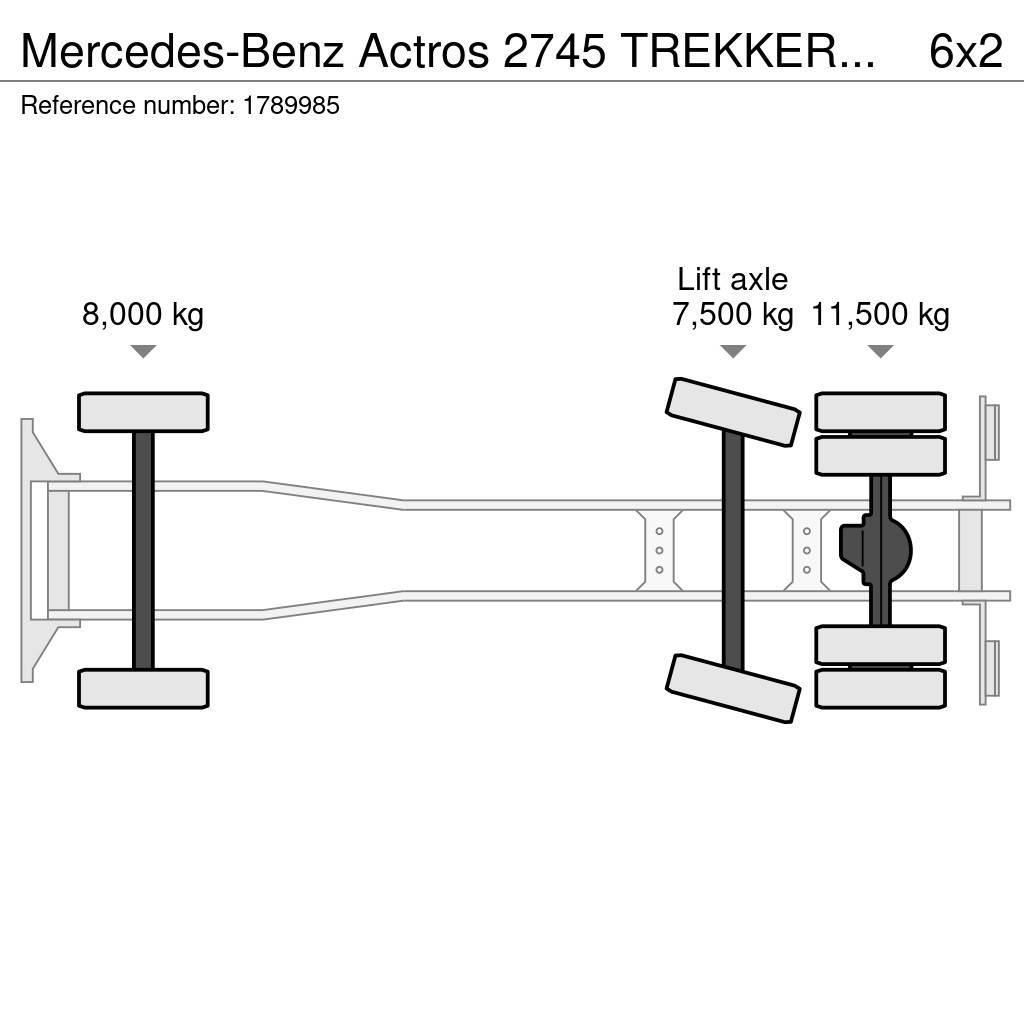 Mercedes-Benz Actros 2745 TREKKER MET AFZETSYSTEEM HYVA PORTAALA Komunalni kamioni