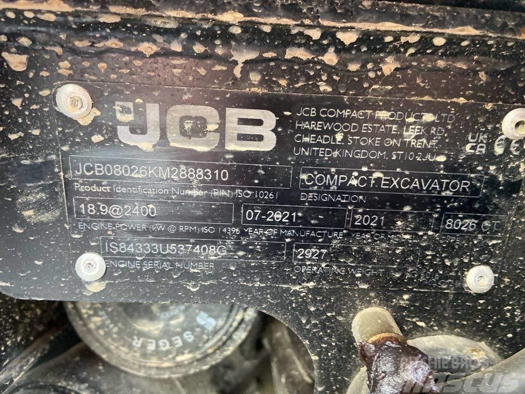 JCB 8026CTS Bageri guseničari