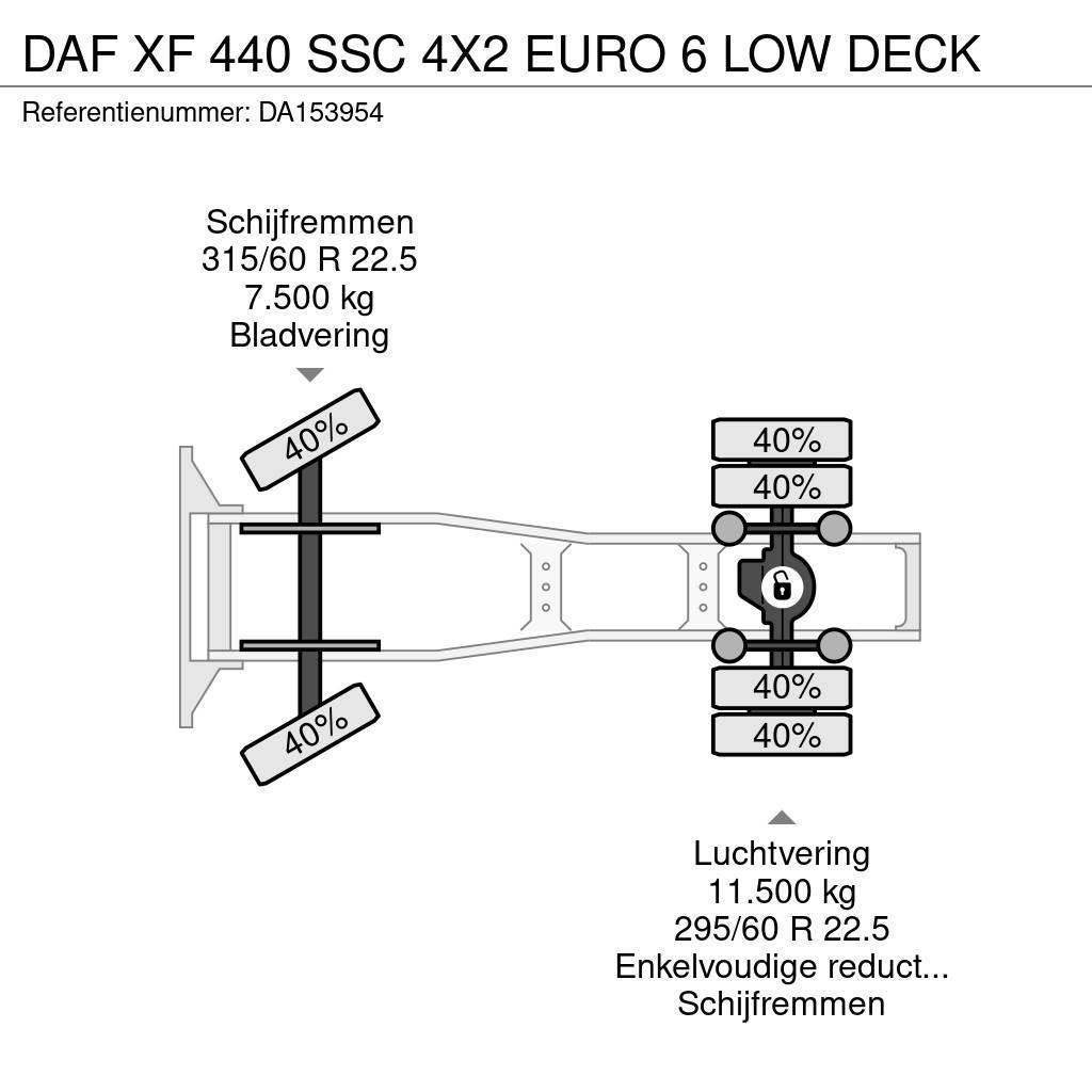 DAF XF 440 SSC 4X2 EURO 6 LOW DECK Tegljači