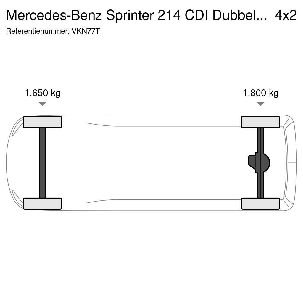Mercedes-Benz Sprinter 214 CDI Dubbel cabine, Airco!!157dkm!!6P! Sanduk kombiji
