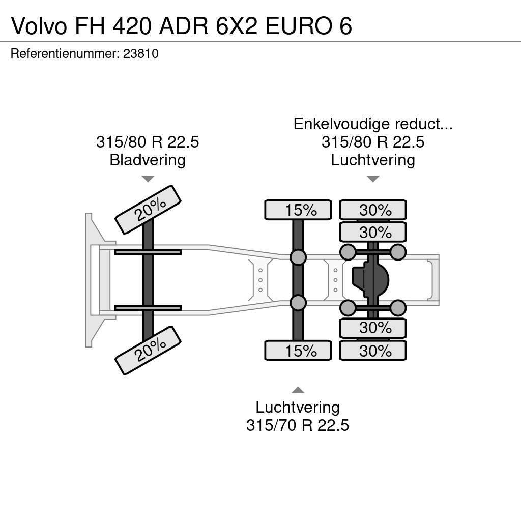 Volvo FH 420 ADR 6X2 EURO 6 Tegljači