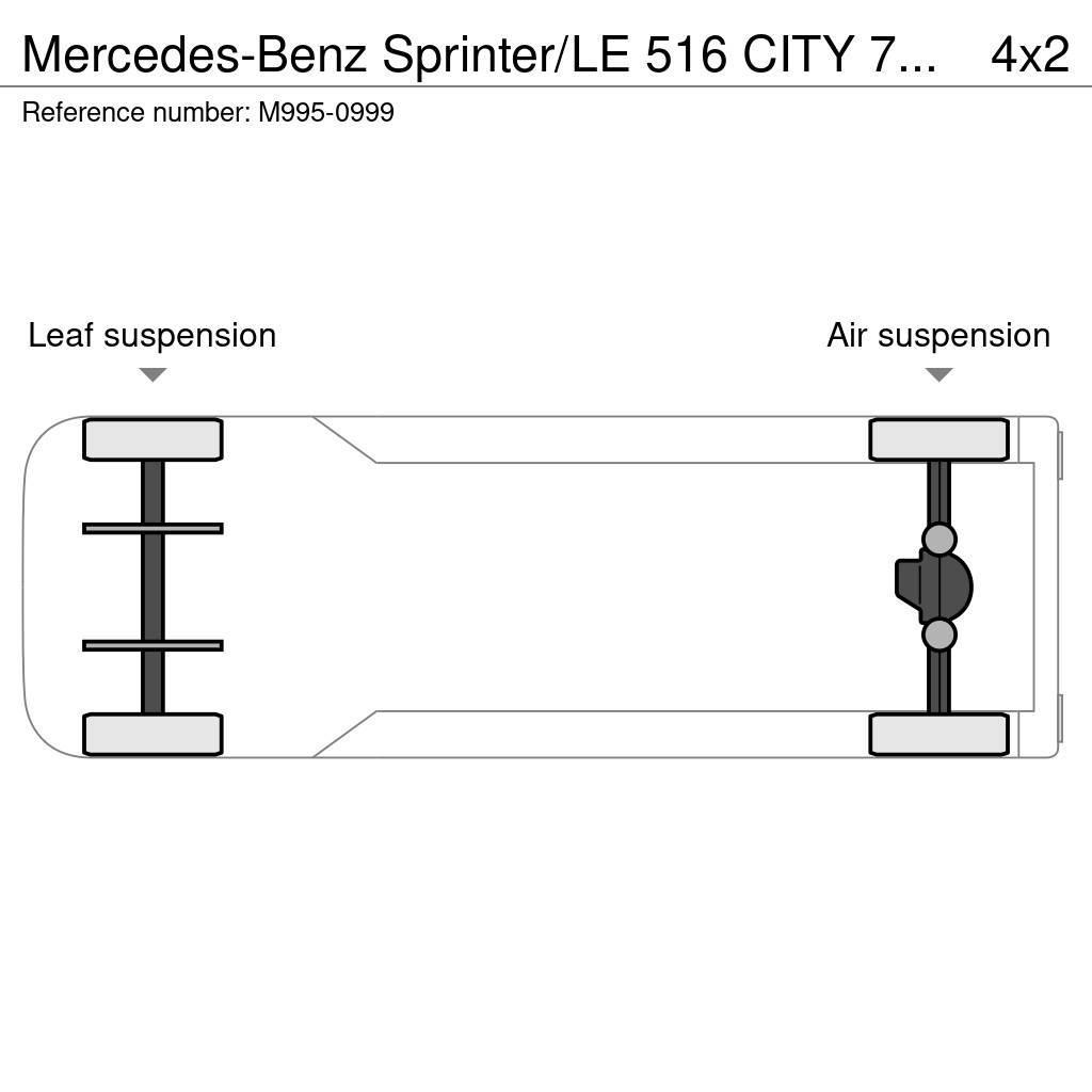 Mercedes-Benz Sprinter/LE 516 CITY 7 PCS AVAILABLE / PASSANGERS Mini autobusi