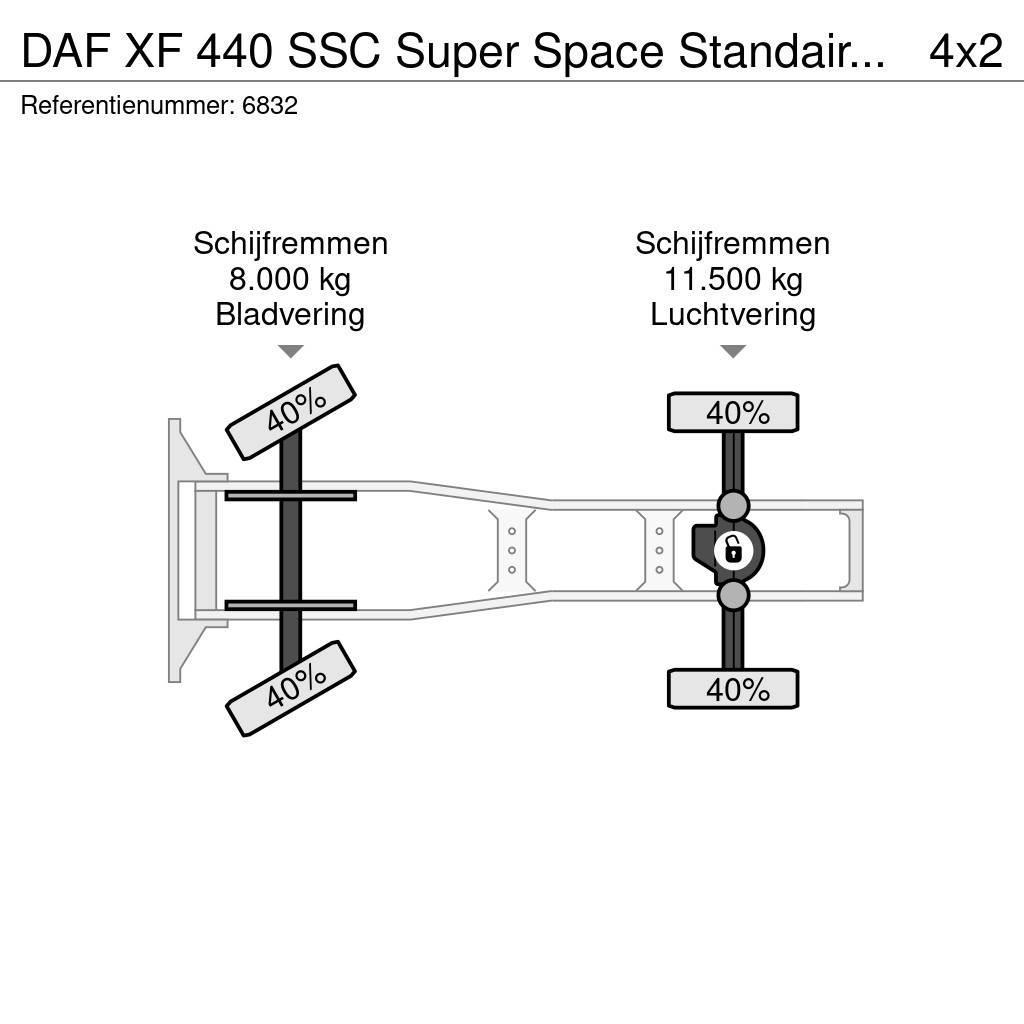 DAF XF 440 SSC Super Space Standairco Alcoa NL Truck Tegljači