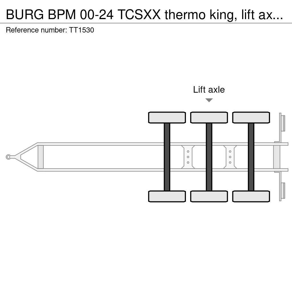 Burg BPM 00-24 TCSXX thermo king, lift axle Prikolice za hladnjače