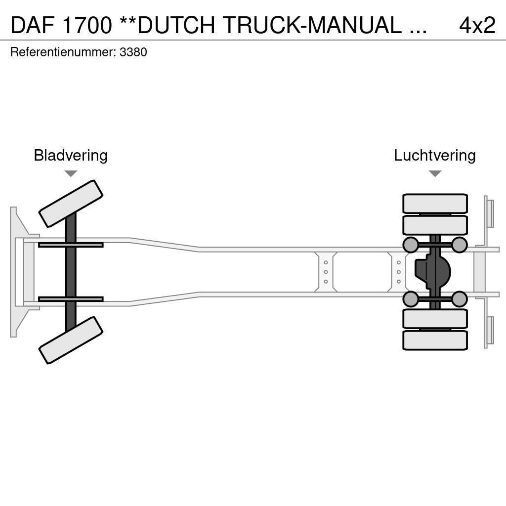 DAF 1700 **DUTCH TRUCK-MANUAL PUMP** Sanduk kamioni