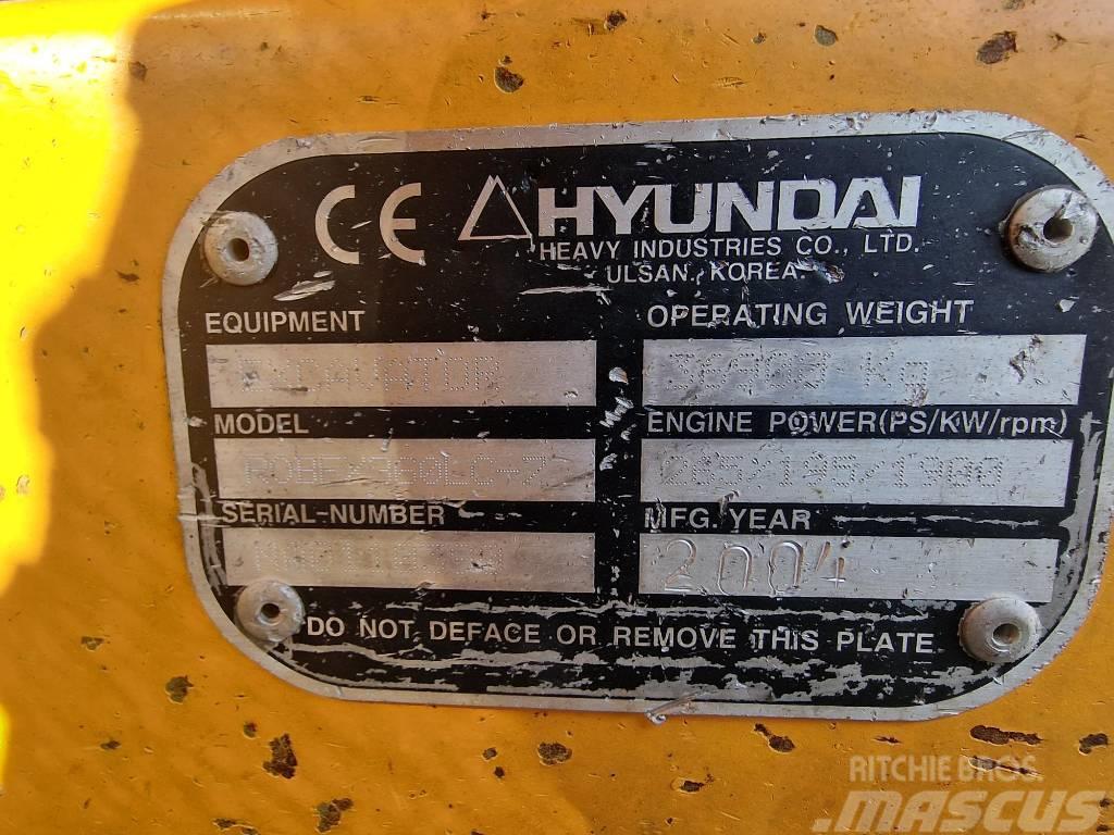Hyundai 360 LC-7 Bageri guseničari