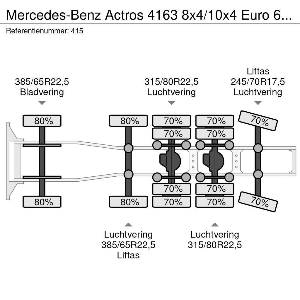 Mercedes-Benz Actros 4163 8x4/10x4 Euro 6 Titan Andockanhanger H Tegljači