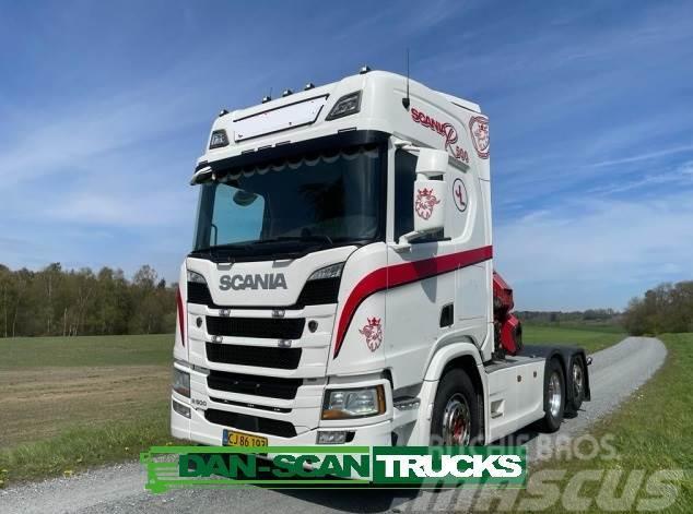 Scania R500 med ny demo kran Tegljači