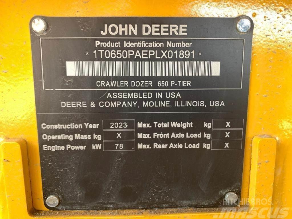 John Deere 650P LGP Buldožeri guseničari