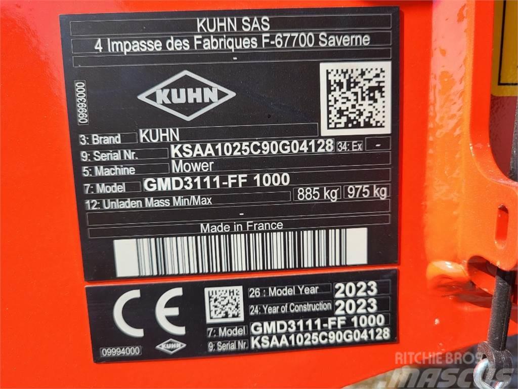 Kuhn GMD 3111 FF / 1000 Uređaji za kosačice