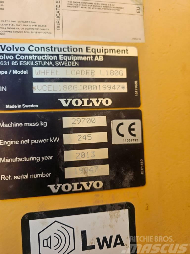 Volvo L180G capacity 6,1 m3 with weight / l150 l180 Utovarivači na točkove