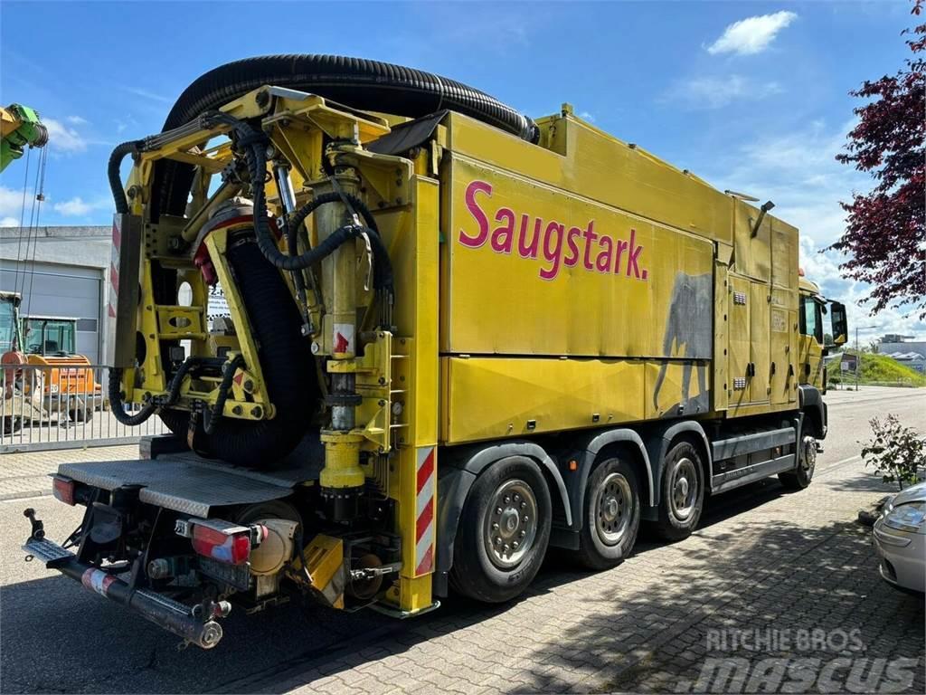 MAN TGS 35480 Saugbagger mit Fernbedienung MTS Kombi vozila/ vakum kamioni