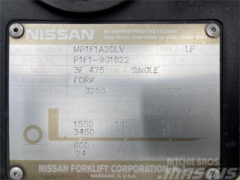 Nissan MP1F1A20LV Viljuškari - ostalo