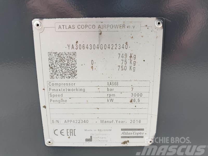 Atlas Copco XAS 68 KD Compressors