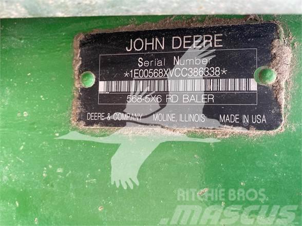 John Deere 568 Prese/balirke za rolo bale