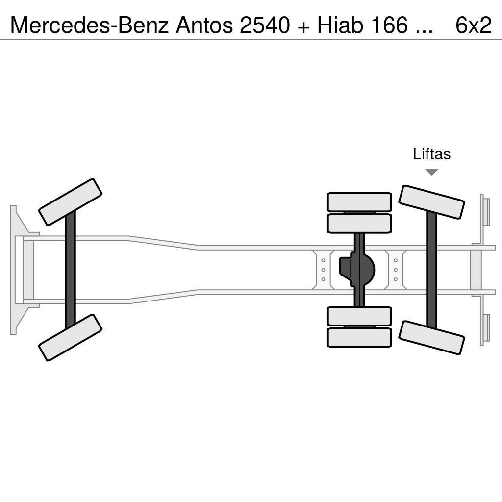 Mercedes-Benz Antos 2540 + Hiab 166 K Pro Polovne dizalice za sve terene