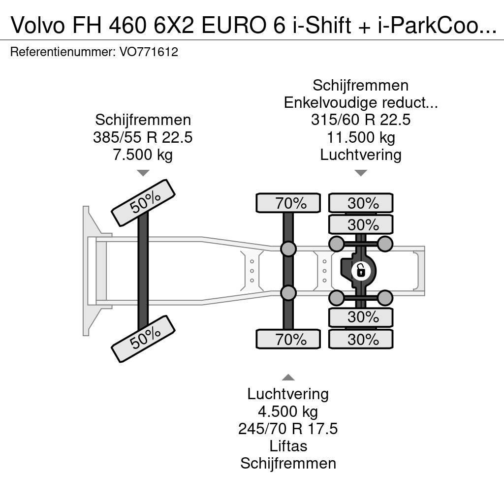 Volvo FH 460 6X2 EURO 6 i-Shift + i-ParkCool + TIPPER HY Tegljači