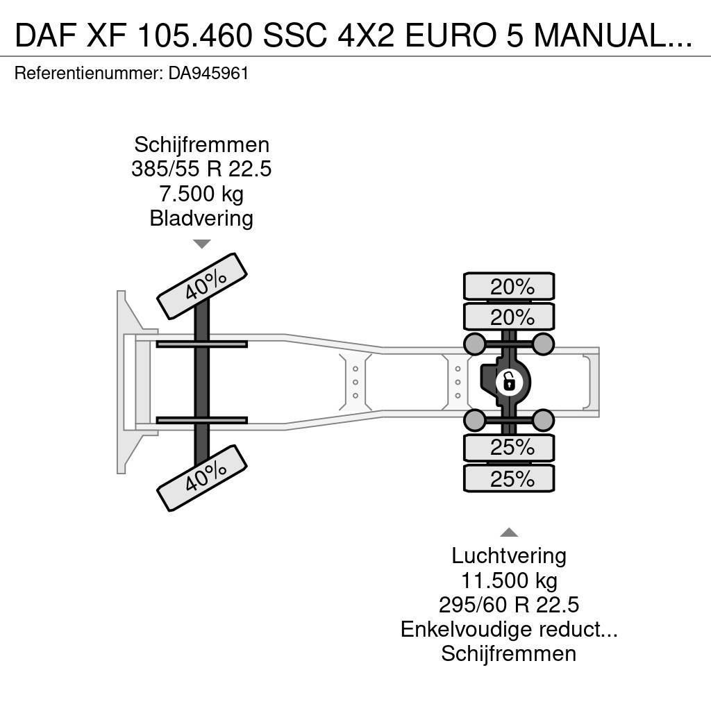 DAF XF 105.460 SSC 4X2 EURO 5 MANUAL GEARBOX APK Tegljači